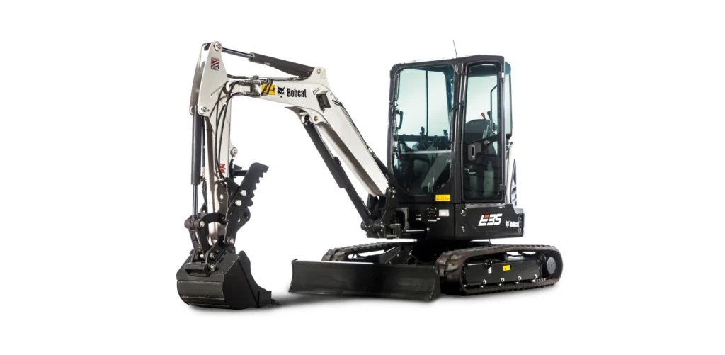 E35 Mini Excavator used for efficient excavation services in the Bay Area.